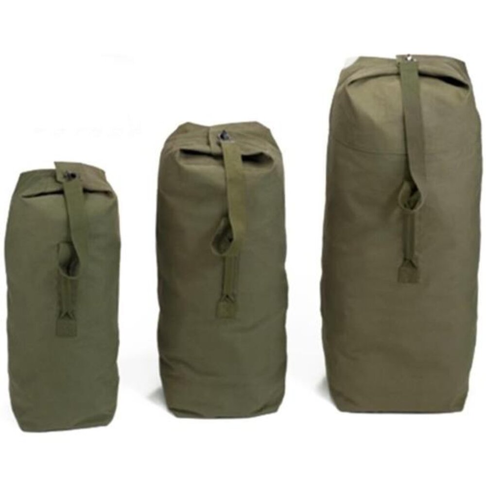 Top Load Canvas Duffle Bag